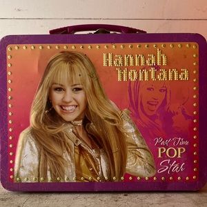 Hannah Montana Part Time Pop Star Metal Lunch Box